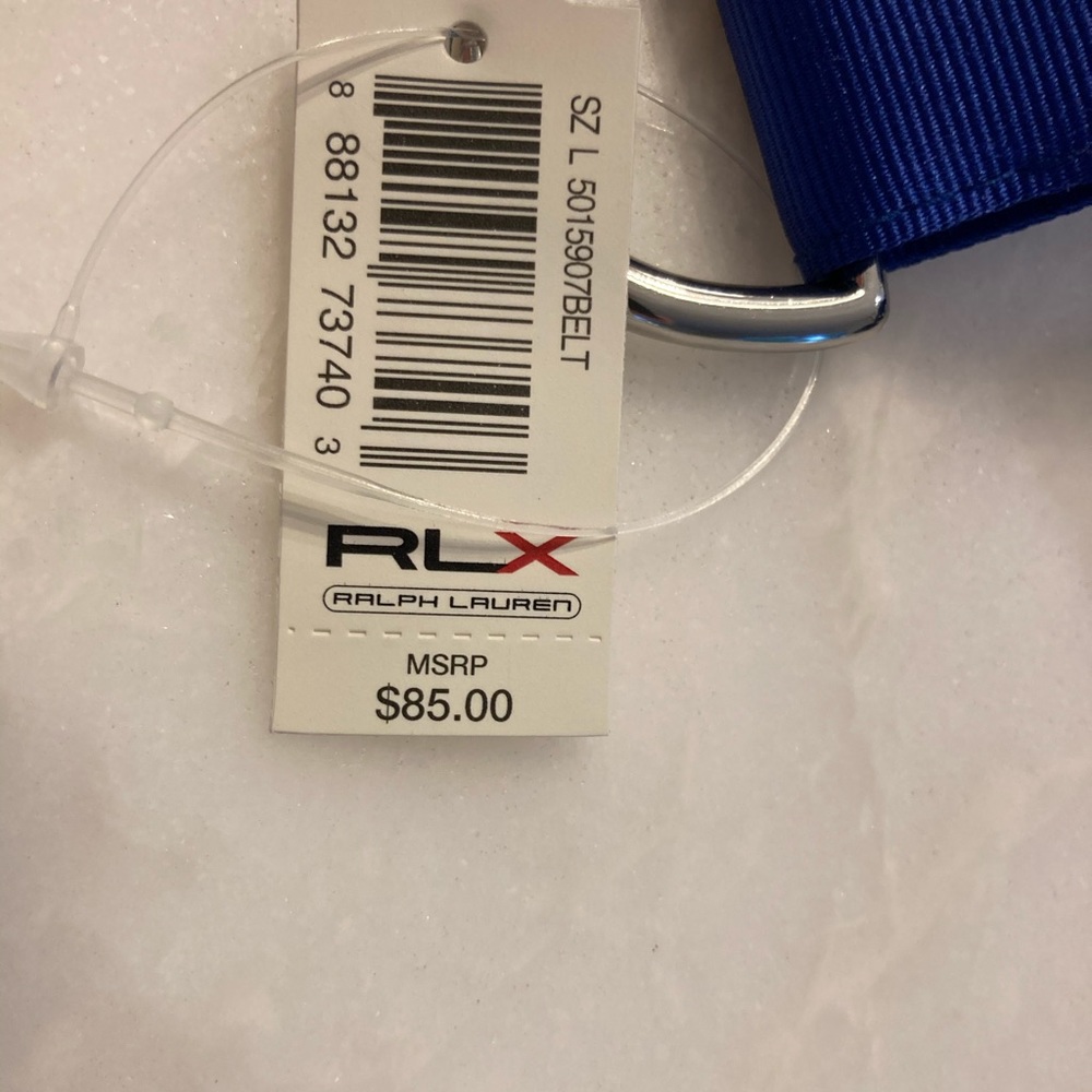 Ralph Lauren RLX adjustable belt SZ L NWT - Picture 2 of 5